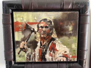 Painting of Mel Gibson's character, Benjamin Martin, by Doug Giles